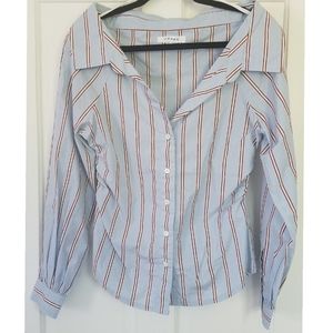 FRAME Ciniched Poplin Long Sleeve